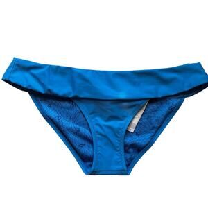 Volcom blue Simply Solid Eco Swim bikini bottom size medium